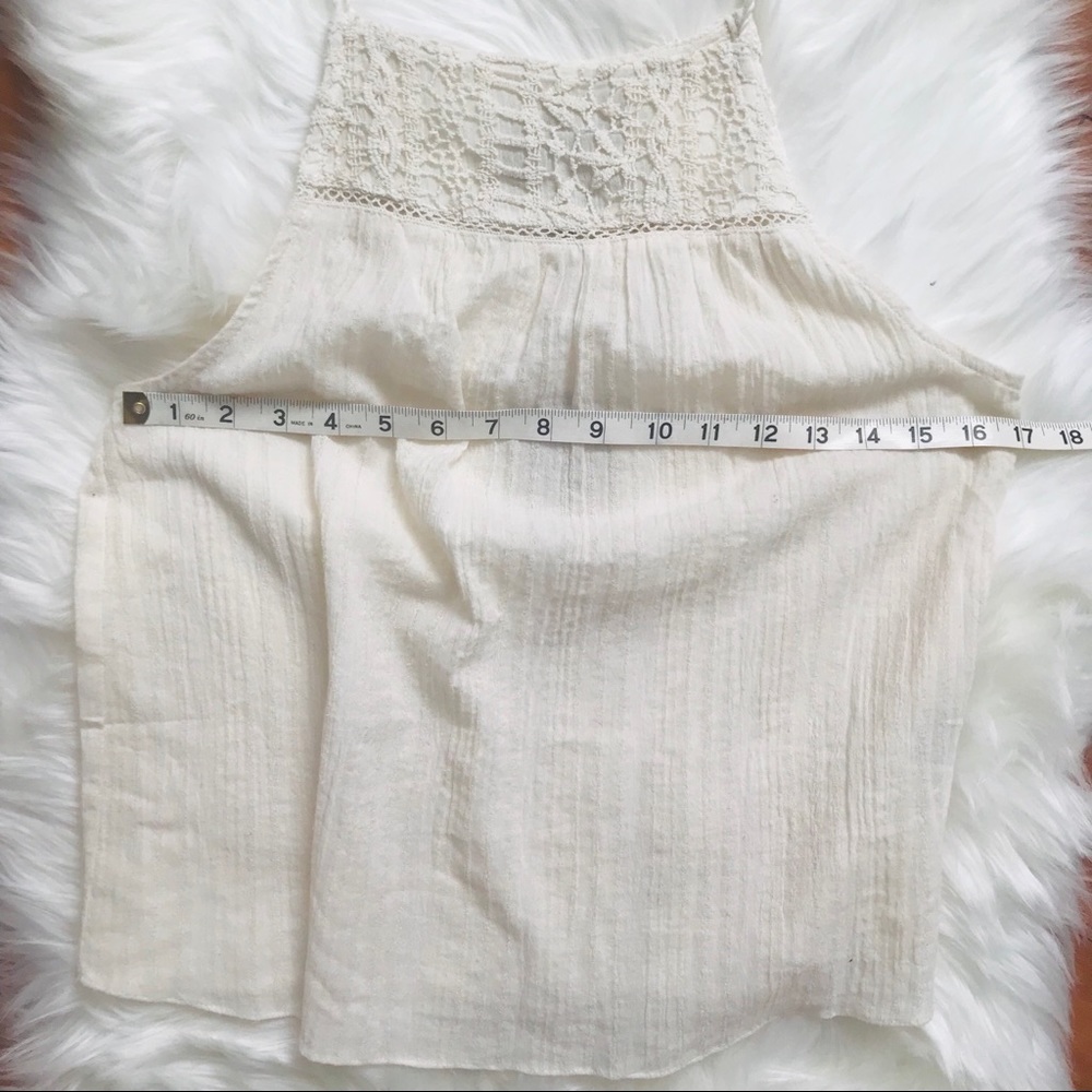 NWT Anthro Moon River Crochet Tassel Tank Small - Picture 3 of 8